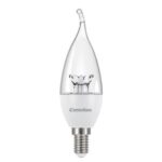 لامپ شمعی اشکی کریستالی 6 وات کملیون