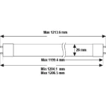 لامپ مهتابی ال ای دی 18 وات پارس شهاب مدل LED TUBE پایه G13 - Image 4