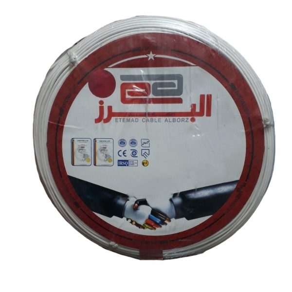 سیم نایلون 2 در 0.75 اعتماد کابل البرز مدل ETM20753 تمام مس