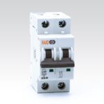 کلید مینیاتوری 2 پل 40 آمپر | 6 کیلوآمپر | AC | تیپ C رعد الکتریک