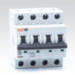 کلید مینیاتوری 4 پل 50 آمپر | 10 کیلوآمپر | AC | تیپ C رعد الکتریک