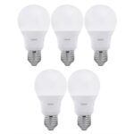 لامپ حبابی 8.5 وات اسرام بسته 5 عددی