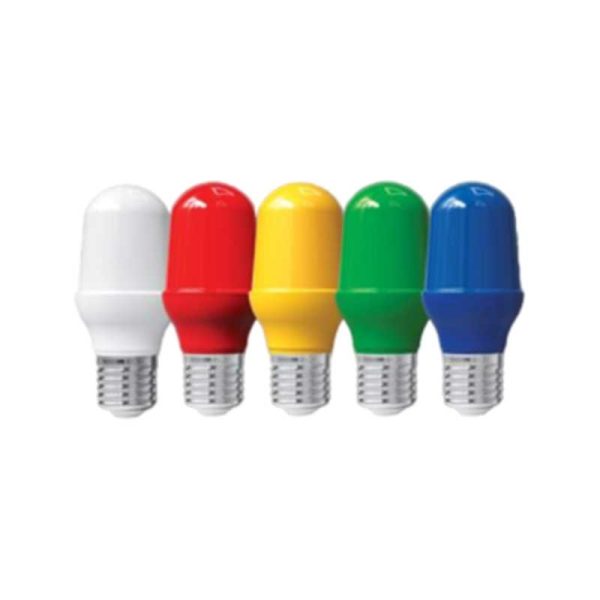 لامپ LED حبابی ۱ وات هفت رنگ