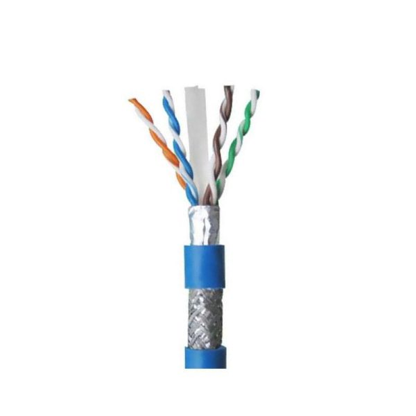 کابل شبکه لگراند Cat6 SFTP روکش PVC کلاف 500 متری تست فلوک