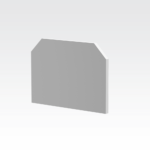 درپوش انتهایی ترمینال پیچی سایز 2.5 رعد الکتریک