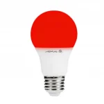 لامپ رنگی LED حبابی 9 وات پایه E27 پارس شعاع توس - Image 2