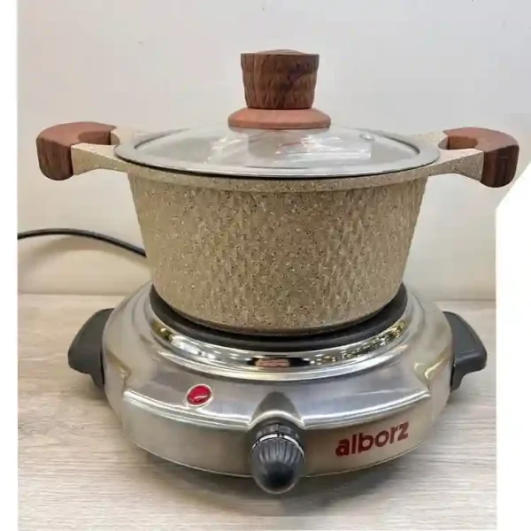 اجاق برقی سفری البرز 1500 مدل رز - Image 2