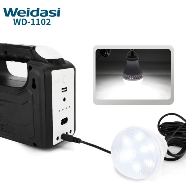 سیستم روشنایی خورشیدی ویداسی مدل WD-1102