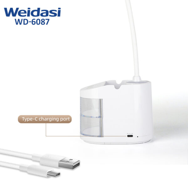 چراغ مطالعه ویداسی مدل WD-6087 - پورت تایپ C - Image 5