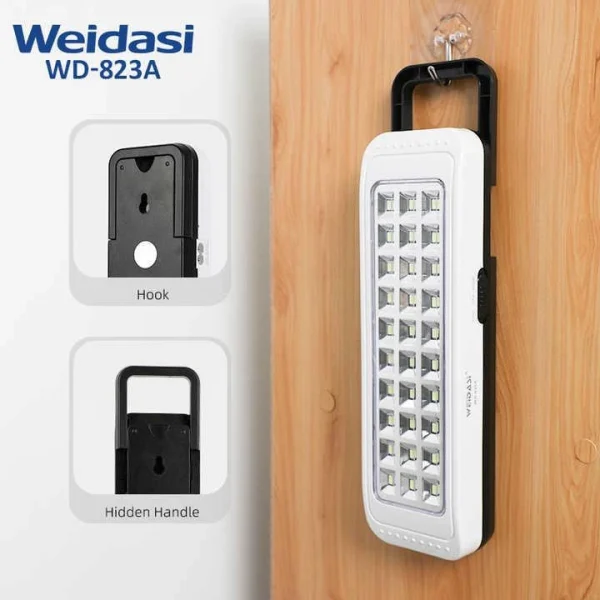 چراغ اضطراری ویداسی شارژی مدل WD-823A