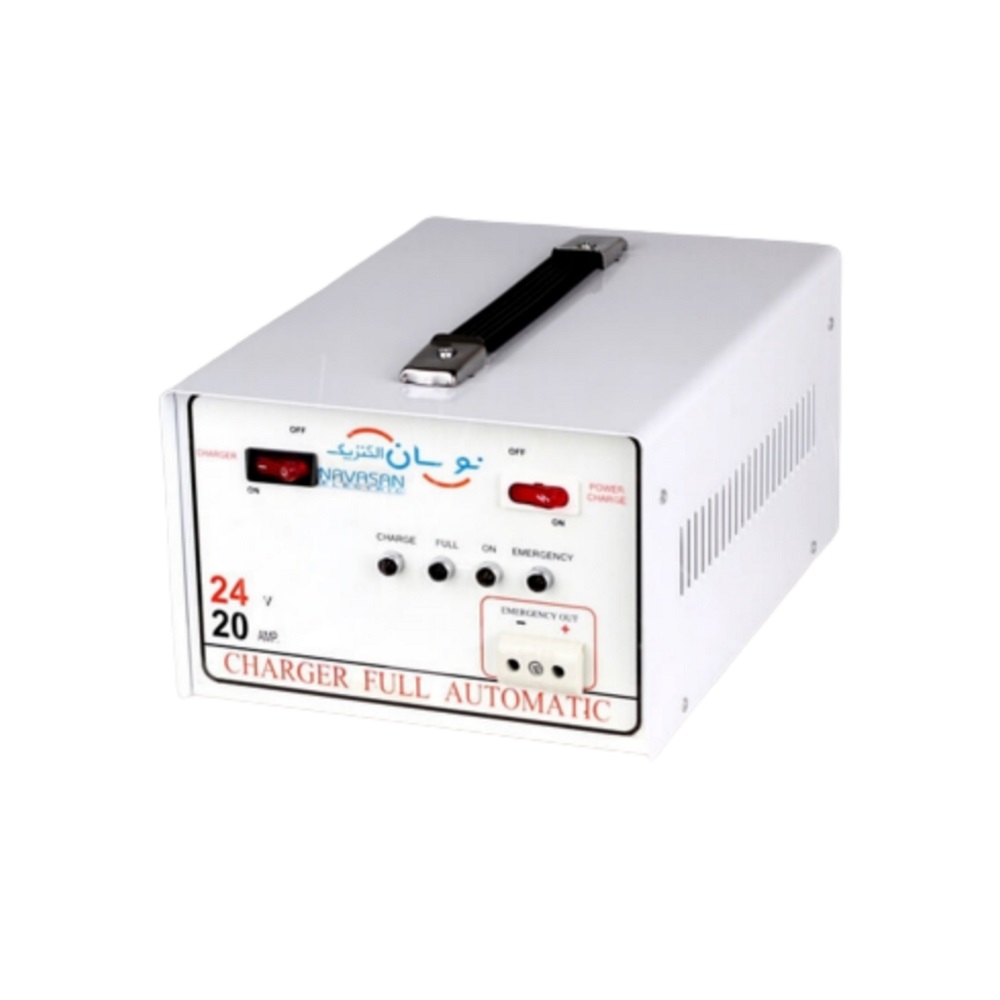 شارژر 24 ولت 20 آمپر مدل S-4 نوسان الکتریک شارژر 24 ولت 20 آمپر مدل S-4 نوسان الکتریک