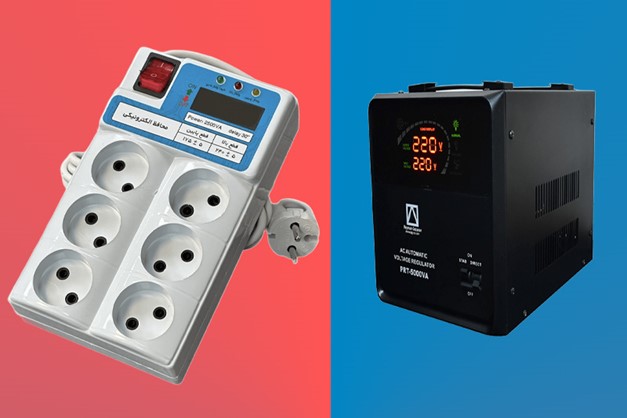 محافظ برق بهتره یا استابلایزر؟ راهنمای جامع انتخاب 4 محافظ برق بهتره یا استابلایزر؟ راهنمای جامع انتخاب