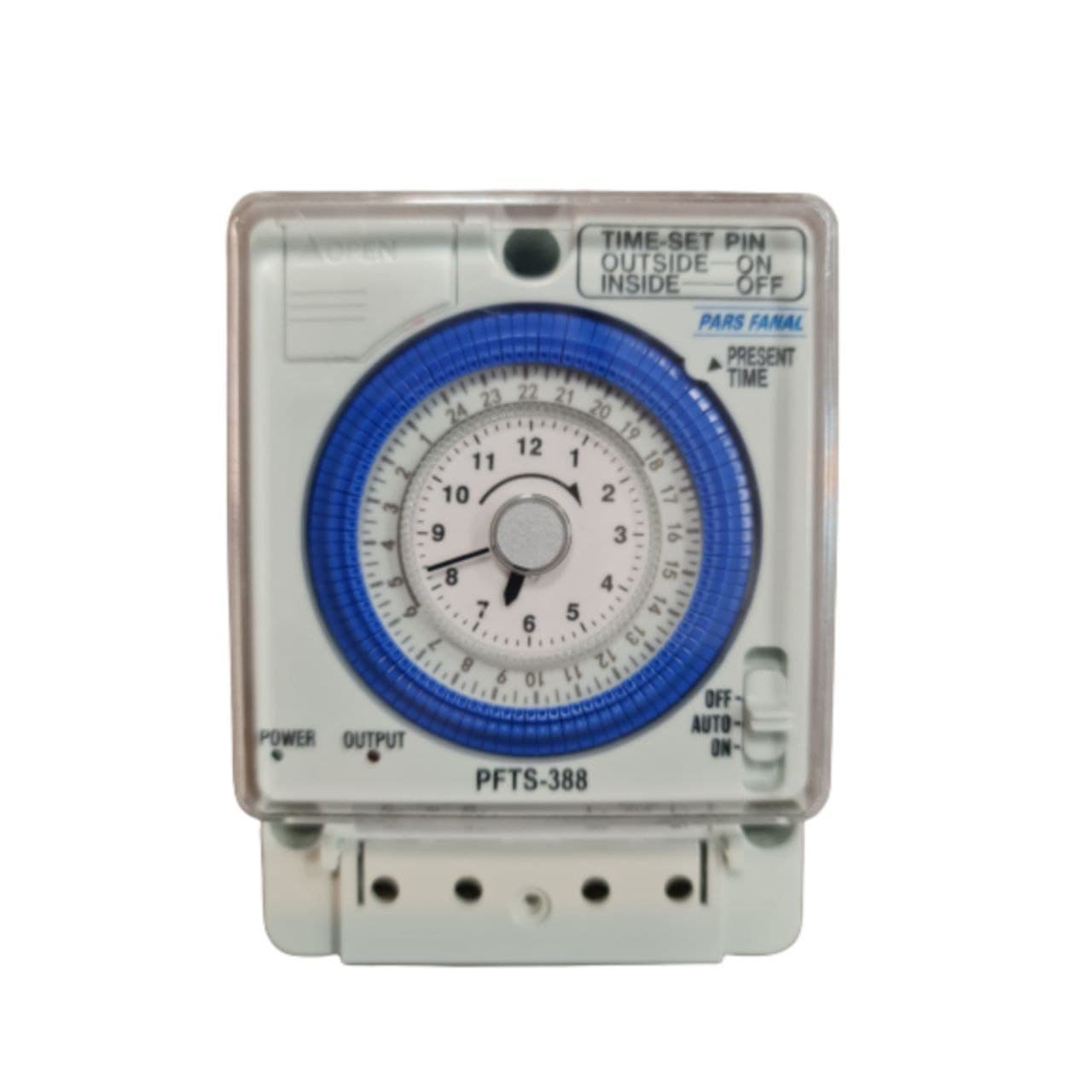 تایمر تابلویی ذخیره دار پارس فانال مدل PFTS-388 with box 15 دقیقه ای تایمر تابلویی ذخیره دار پارس فانال مدل PFTS-388 with box 15 دقیقه ای