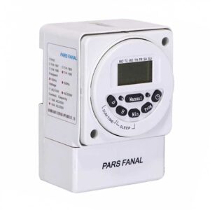 تایمر ذخیره دار هفتگی پارس فانال مدل PFTD 190 دیجیتالی