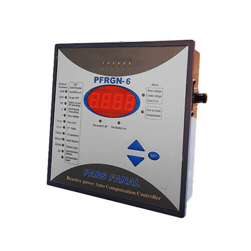 ریگولاتور فول کنترل هوشمند پارس فانال مدل PFRGN-6 شش پله ریگولاتور فول کنترل هوشمند پارس فانال مدل PFRGN-6 شش پله