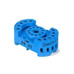 سوکت رله شیشه ای پارس فانال مدل PF-11PIN 11 پایه