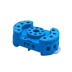 سوکت رله شیشه ای پارس فانال مدل PF-8PIN 8 پایه