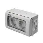 پریز دو پل روکار پارس فانال مدل PF-2TS16A واتر پروف