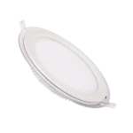 چراغ سقفی دور شیشه‌ ای گرد 18 وات پارس شهاب