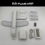 چراغ مطالعه شارژی مدل Q21-6 به همراه ساعت دیجیتال