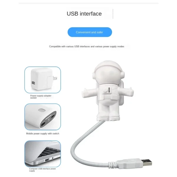 چراغ مطالعه مدل فضانورد کد 01