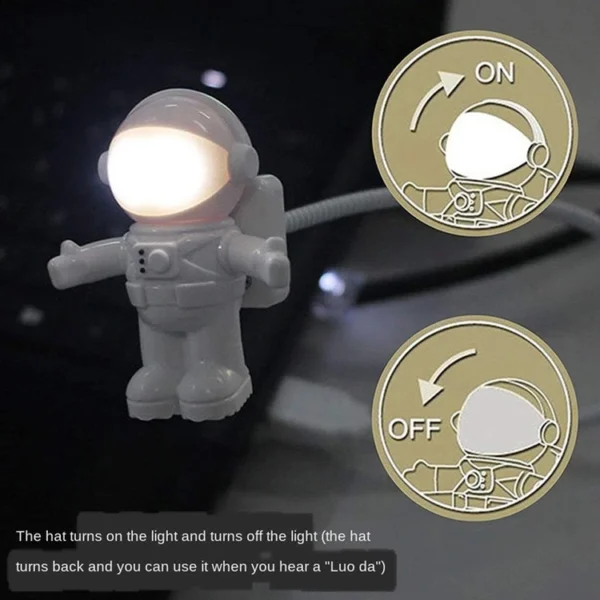 چراغ مطالعه مدل فضانورد کد 01