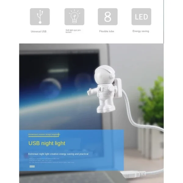 چراغ مطالعه مدل فضانورد کد 01