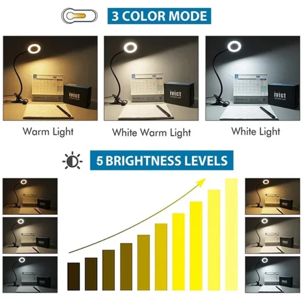 چراغ مطالعه کیو وای اچ مدل lna-10