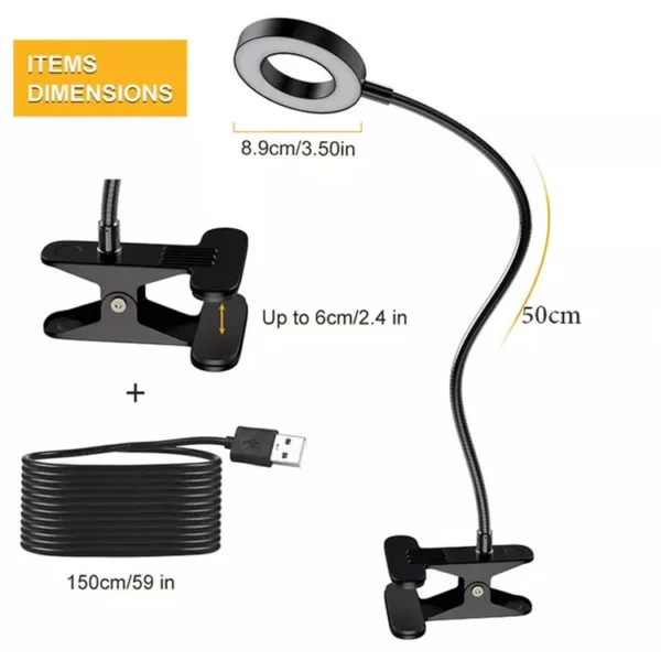 چراغ مطالعه کیو وای اچ مدل lna-10 - Image 15