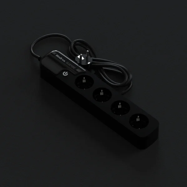 چندراهی برق (Power Strip) هادرون مدل P244 با نشانگر LED