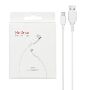 کابل شارژ و دیتا هادرون مدل HTC-A-C01 دارای پورت Type-C