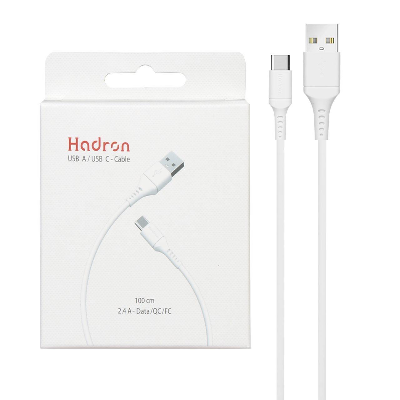 کابل شارژ و دیتا هادرون مدل HTC-A-C01 دارای پورت Type-C کابل شارژ و دیتا هادرون مدل HTC-A-C01 دارای پورت Type-C
