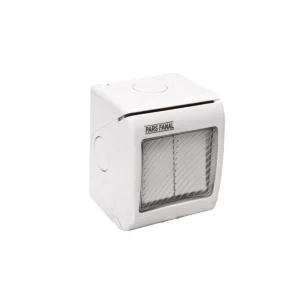 کلید دو پل روکار پارس فانال مدل PF-2GS16A واتر پروف