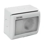 کلید + پریز تک پل روکار پارس فانال مدل PF-1GSTS16A واتر پروف