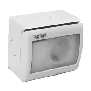 کلید + پریز تک پل روکار پارس فانال مدل PF-1GSTS16A واتر پروف