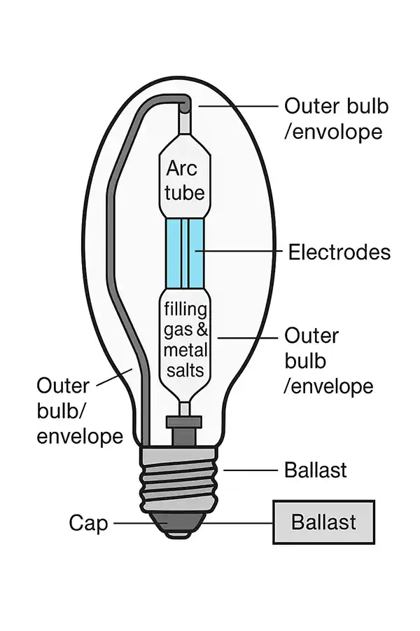 لامپ‌های تخلیه گازی و انواع آن