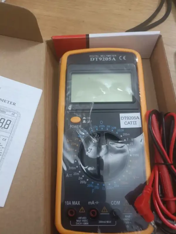 مولتی متر دیجیتال مدل DT9205A - Image 2