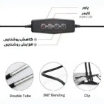 چراغ رشد گیاه 10 وات مدل Dual Head - Image 3