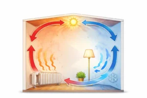 چرا گرما سبک است و بالا می‌رود و اگر پایین بیاید چه می‌شود؟