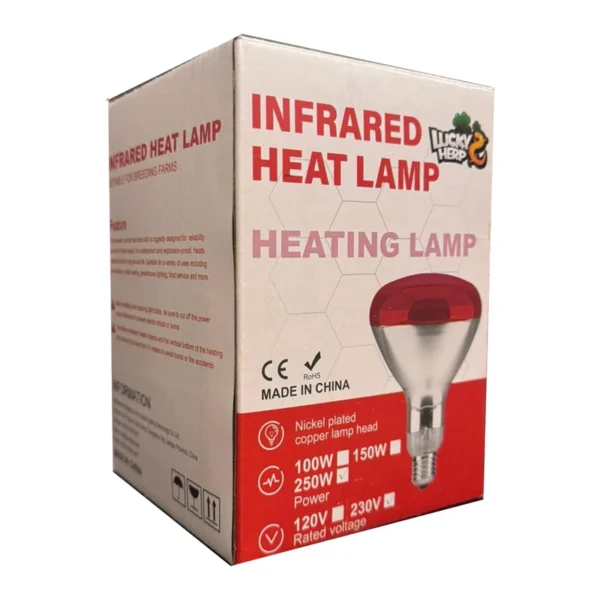 لامپ مادون قرمز 250 وات لاکی هرپ مدل INFRARED-220V-250W-E27 - Image 2