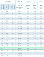 لوله خرطومی فلکسی سایز 80 (فلزی روکشدار FC1P) رهورد خراسان - Image 2