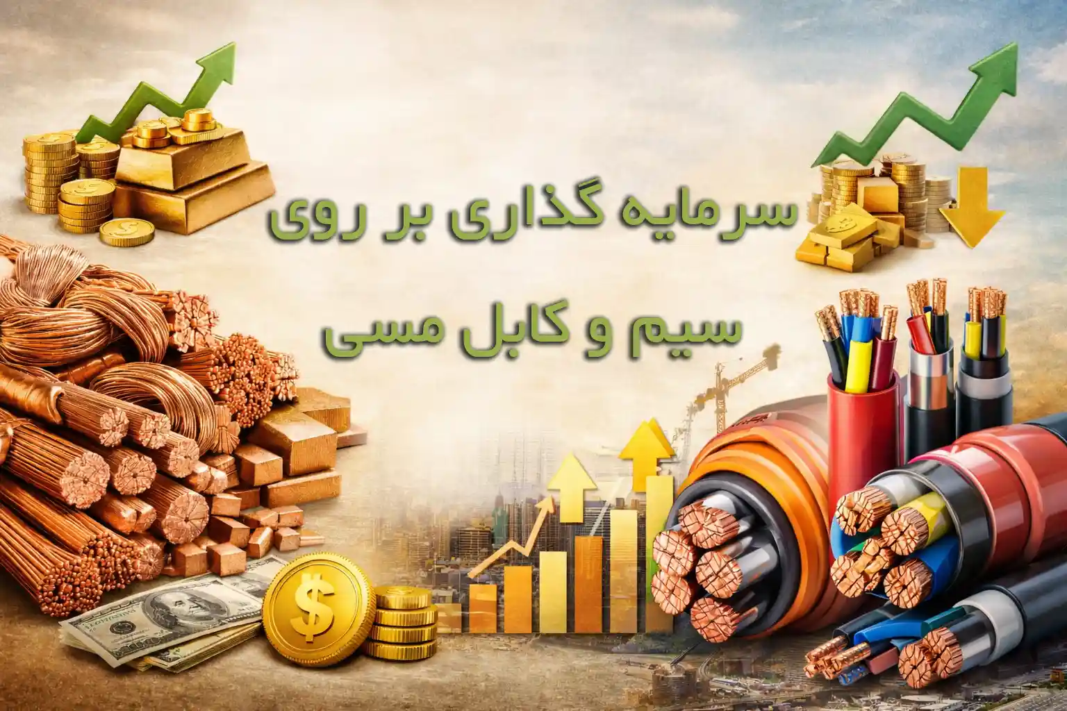 بررسی سرمایه‌گذاری در سیم و کابل مسی در ایران (تحلیل علمی، مزایا، چالش‌ها و راهکارها)