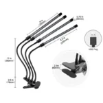 چراغ رشد گیاه 40 وات مدل Quad Head - Image 11