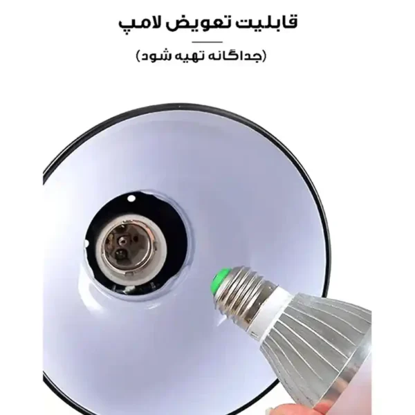 چراغ مطالعه مدل E27-DOUS به همراه گیره اتصال به لبه ی سطوح - Image 2