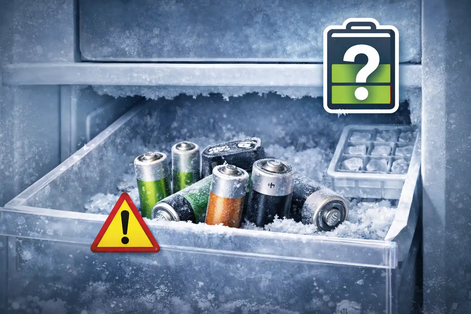 آیا با گذاشتن باتری در فریزر، باتری شارژ می‌شود؟