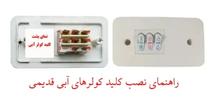 راهنمای ساده بستن کلید کولر آبی و نقشه کلید کولر آبی