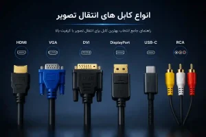 انواع کابل‌های انتقال تصویر و تفاوت آن‌ها