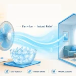 یک پنکه را چگونه به کولر تبدیل کنیم؟