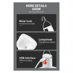 چراغ آویز شارژی دی پی مدل DP-7813C - Image 6