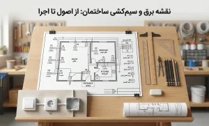 ابزار نقشه‌کشی، اصول نقشه‌کشی برق و سیم‌کشی روشنایی ساختمان